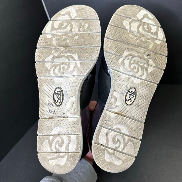 Sofft Womens size 9 Mirabelle Adjustable Strappy Leather Sandals Black - Picture 9 of 11